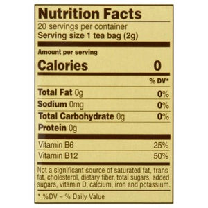 Celestial Seasonings Herbal Tea Caffeine Free Tension Tamer Tea Bags 6/20 Bag [UNFI #0631077] [ebt]