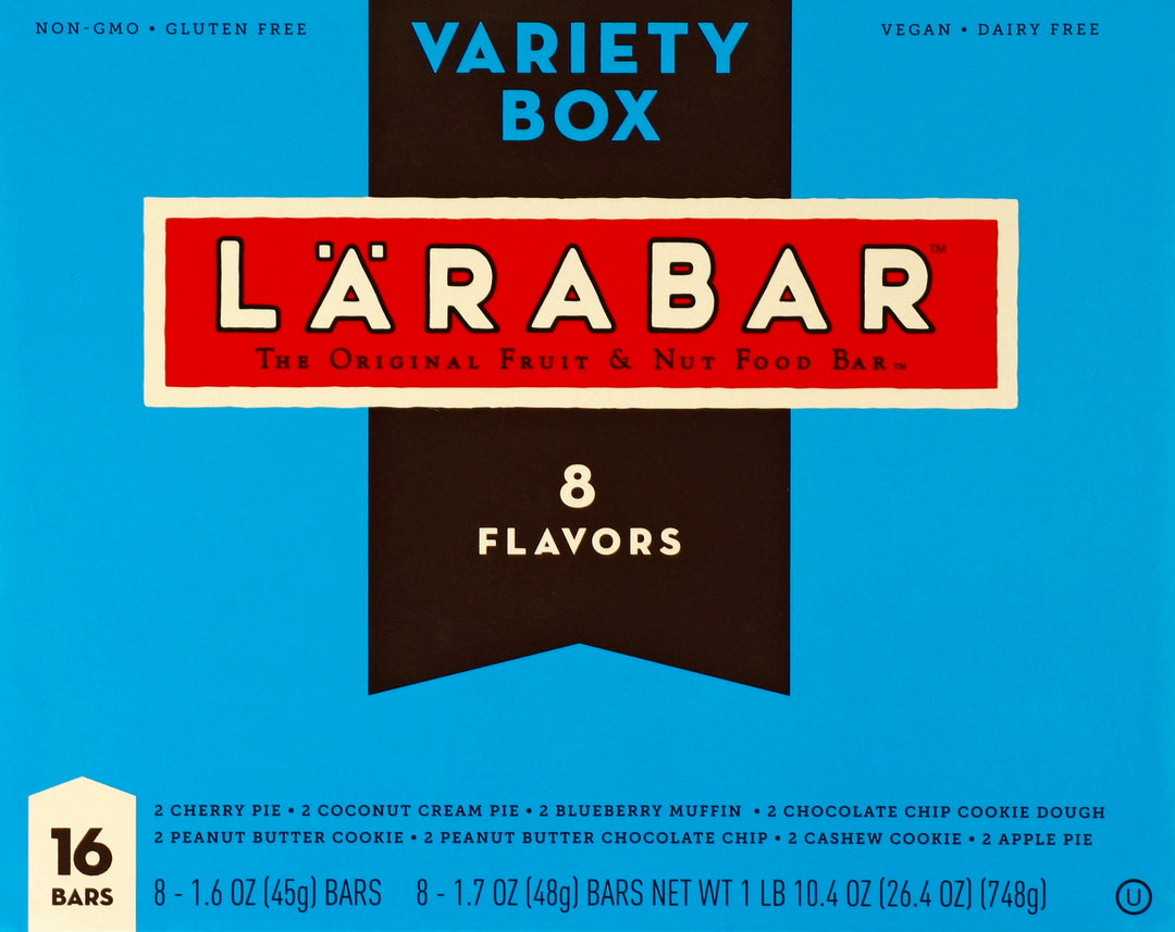 Larabar Fruit & Nut Bar Variety Box 4/16 CT [UNFI #2900686] [ebt]