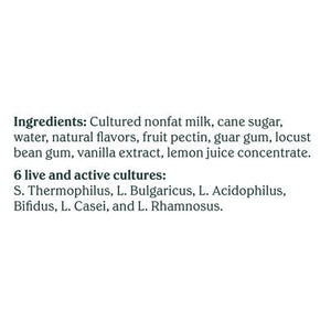 Chobani Yogurt Nonfat Greek Vanilla 12/5.3 OZ [UNFI #1512573] [ebt]