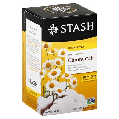 Stash Tea Herbal Tea Chamomile Caffeine Free Bags 6/20 Bag [UNFI #0504852] [ebt]