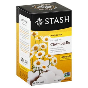 Stash Tea Herbal Tea Chamomile Caffeine Free Bags 6/20 Bag [UNFI #0504852] [ebt]