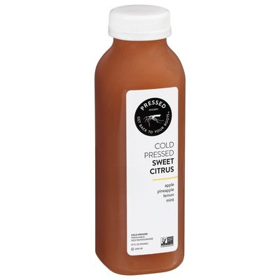 Pressed Juicery Juice Sweet Citrus Cold Pressed 6/12 OZ [UNFI #2374593] [ebt]