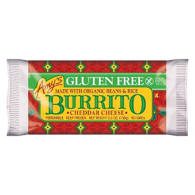 Amys Burrito Cheddar Cheese 12/6 OZ [UNFI #188862] [ebt]