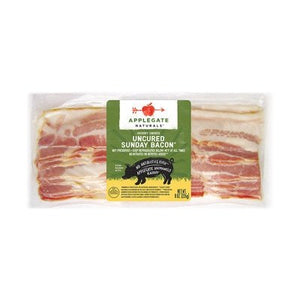 Applegate Farms Hickory Smoked Uncured Sunday Bacon 12/8 OZ [UNFI #1244755] [ebt]