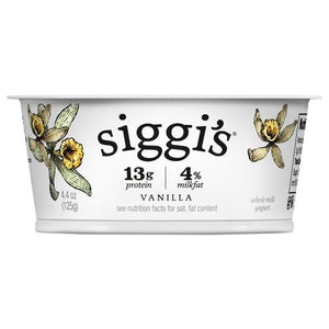 Siggis Milk Yogurt Whole Vanilla 12/4.4 OZ [UNFI #1693860] [ebt]