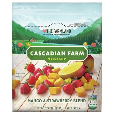 Cascadian Farm Mango & Strawberry Blend Organic 6/32 OZ [UNFI #1912518] [ebt]