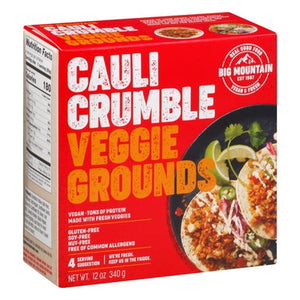 Big Mountain Foods Veggie Grounds Cauli Crumble 8/12 OZ [UNFI #2633386] [ebt]
