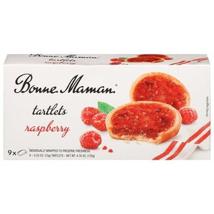 Bonne Maman Tartlets Raspberry 12/4.76 Z [UNFI #2918100] [ebt]