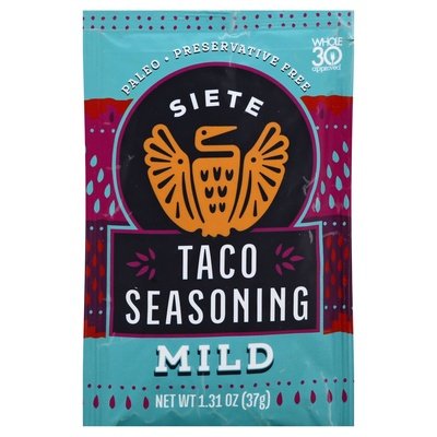 Siete Taco Seasoning Mild 12/1.31 Z [UNFI #2522266] [ebt]