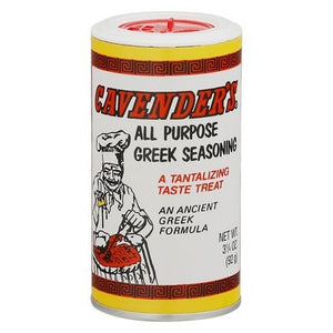 Cavender Seasoning Greek All Purpose 12/3.25 OZ [UNFI #0281055] [ebt]