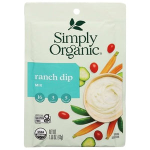 Simply Organic Mix Ranch Dip 12/1.5 OZ [UNFI #0915827] [ebt]