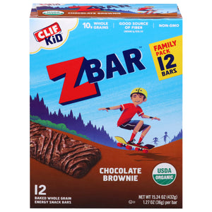 Clif Bar Snack Bars Chocolate Brownie Family Pack 6/15.24 OZ [UNFI #2308039] [ebt]