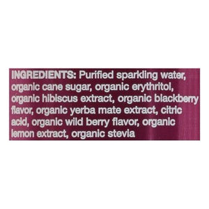 Clean Cause Yerba Mate Beverage Sparkling Blackberry 12/16 OZ [UNFI #2406767] [ebt] D