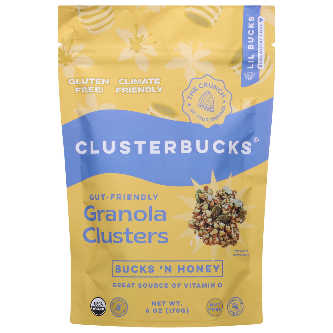 Clusterbucks Granola Cluster Bucks 'N Honey 6/6 OZ [UNFI #3020997] [ebt]