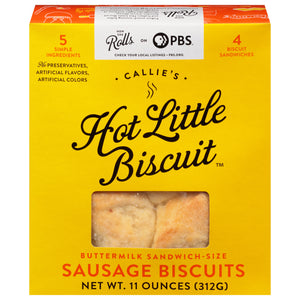 Callies Biscuit Biscuits Sausage 6/11 OZ [UNFI #2804177] [ebt]