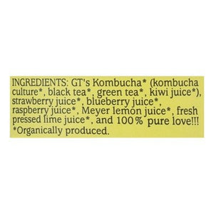 Gts Kombucha Raw Lemon Berry 6/48 OZ [UNFI #2909521] [ebt]