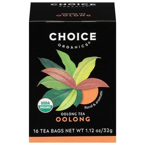 Choice Organics Oolong Tea Oolong Tea Bags 6/16 Bag [UNFI #0848978] [ebt]