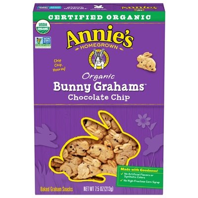 Annies Homegrown Bunny Grahams Organic Chocolate Chip 12/7.5 OZ [UNFI #1989870] [ebt]