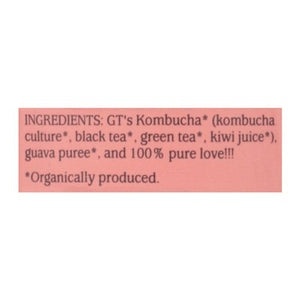 Gts Raw Kombucha Guava Goddess 12/16 OZ [UNFI #2273514] [ebt]