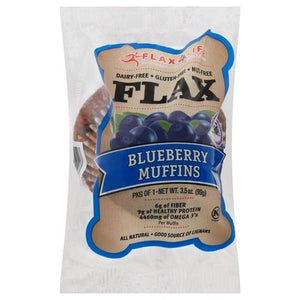 Flax4Life Muffins Blueberry Flax 12/3.5 OZ [UNFI #1860253] [ebt]