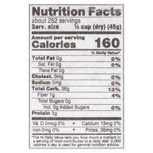 Lundberg Family Farms Gourmet Rice Organic White Jasmine American 25 Lb [UNFI #0300533] [ebt]