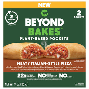 Beyond Meat Pockets Plant-Based Meaty Italian-Style Pizza 8/9 OZ [UNFI #3117017] [ebt]