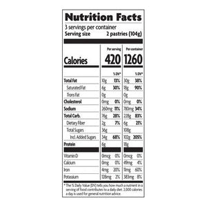 Natures Path Toaster Pastries Frosted Wildberry Acai 12/11 OZ [UNFI #0194019] [ebt]