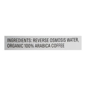 Bizzy Coffee Coffee Organic Unsweetened Breakfast Blend Cold Brew 6/48 OZ [UNFI #2662963] [ebt]