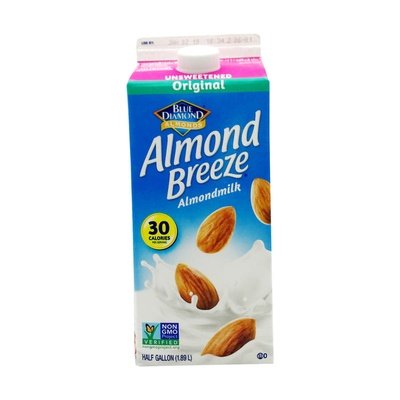 Almond Breeze Almondmilk Unsweetened Original 6/64 OZ [UNFI #0594085] [ebt]