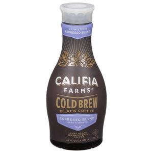 Califia Farms Coffee Black Cold Brew Espresso Blend 6/48 FZ [UNFI #3140993] [ebt]