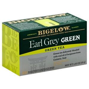 Bigelow Green Tea Earl Grey Green Bags 6/20 Bag [UNFI #0887604] [ebt]