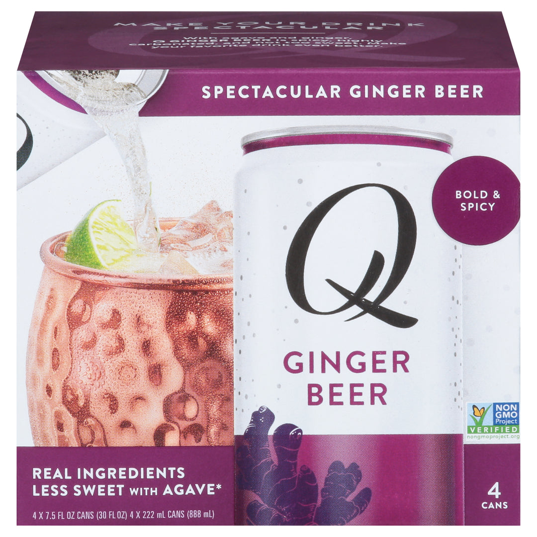 Q Drinks Ginger Beer 6/4/7.5 FZ [UNFI #2118669] [ebt] D