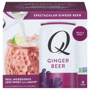 Q Drinks Ginger Beer 6/4/7.5 FZ [UNFI #2118669] [ebt] D