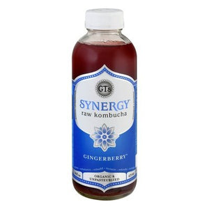 Gts Kombucha Raw Gingerberry 12/16 OZ [UNFI #2273498] [ebt]