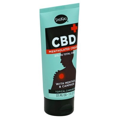 Shikai CBD+ Mentholated Cream with Menthol & Camphor 3 OZ [UNFI #2376176] T