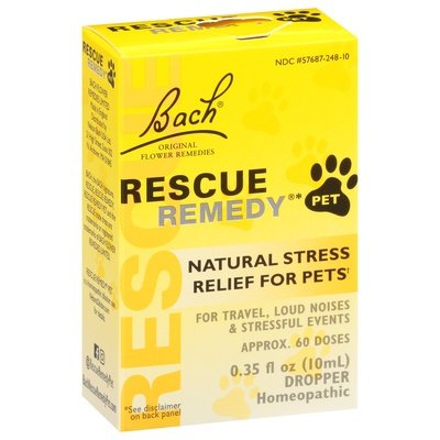 Bach Flower Essences Stress Relief For Pets Natural Dropper 10 Ml [UNFI #0410167] T