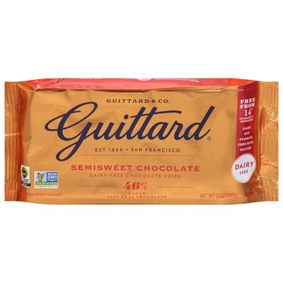 Guittard Chocolate Dairy-Free Semisweet 12/12 OZ [UNFI #0595074] [ebt]