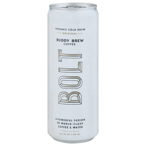 Buddy Brew Coffee Coffee Original Organic Cold Brew Bolt 8/10.5 FZ [UNFI #2383875] [ebt]