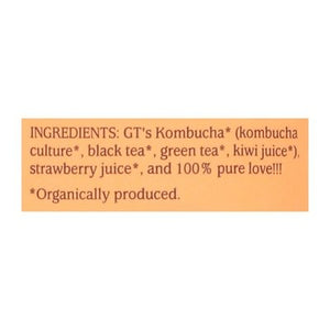 Gts Kombucha Strawberry Serenity Raw 12/16 OZ [UNFI #2273472] [ebt]