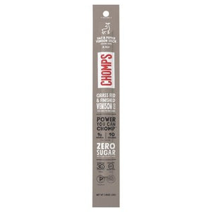 Chomps Venison Stick Salt & Pepper Mild 24/1.15OZ [UNFI #2185643] [ebt]
