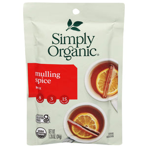 Simply Organic Mix Mulling Spice 8/1.2 OZ [UNFI #0822999] [ebt]