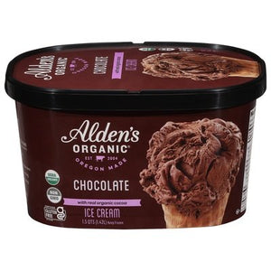 Aldens Organic Ice Cream Chocolate 3/48 OZ [UNFI #1834738] [ebt]