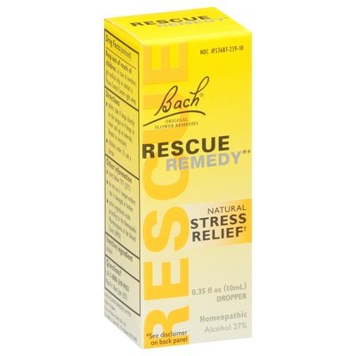 Bach Flower Essences Stress Relief Natural Dropper 1/10 ML [UNFI #580258] T