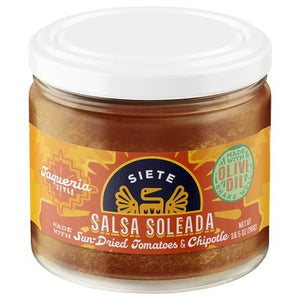 Siete Salsa Soleada Sundried Tomatoes & Chipotle Taqueria Style 6/10.5 OZ [UNFI #2975589] [ebt]