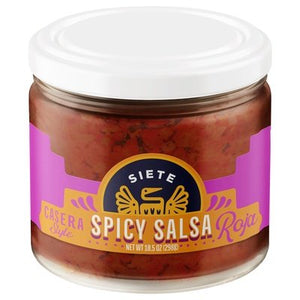 Siete Salsa Roja Casera Style Spicy 6/10.5 OZ [UNFI #2975605] [ebt]