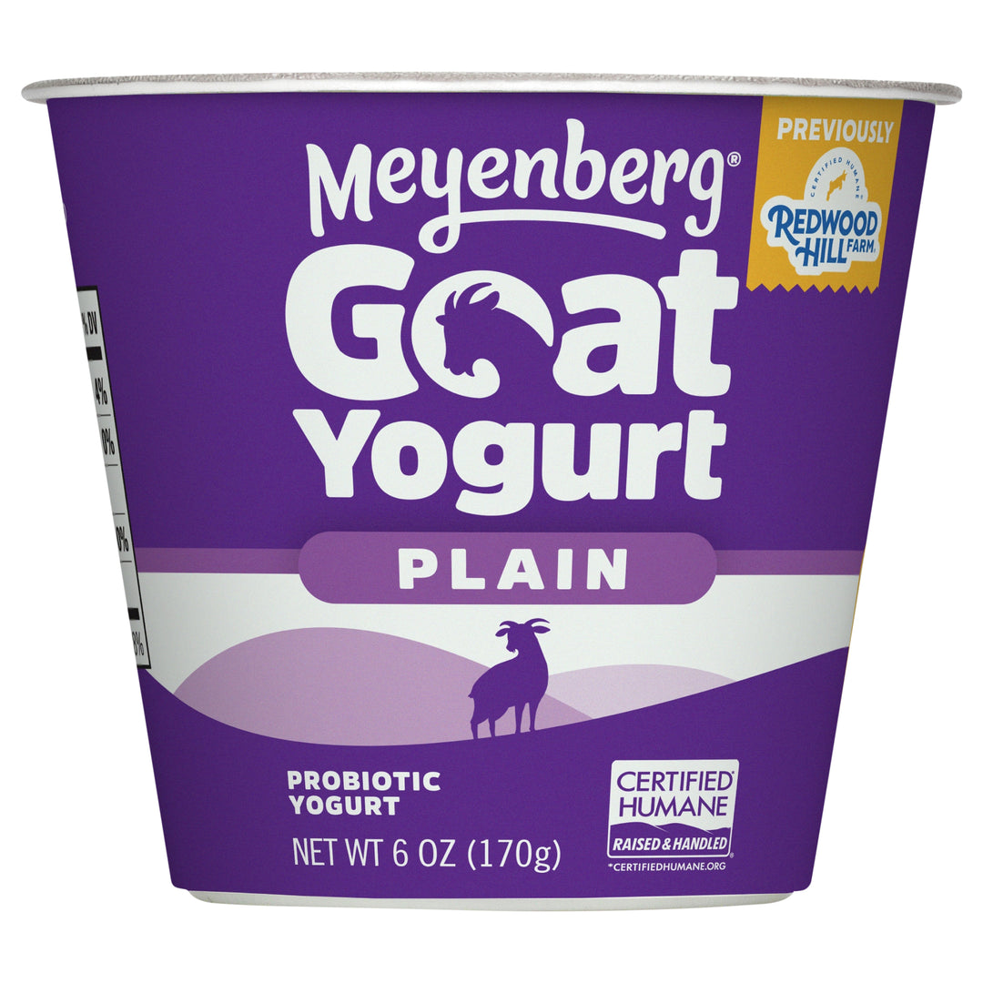 Meyenberg Goat Yogurt Probiotic Plain 12/6 OZ [UNFI #3135704] [ebt]