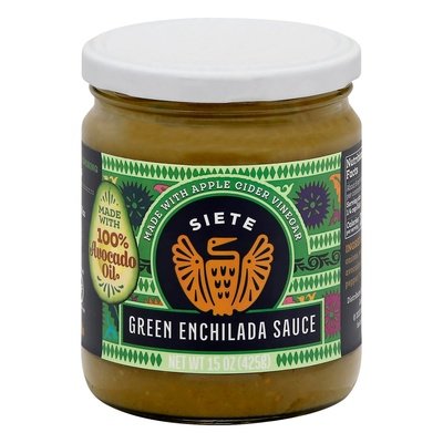 Siete Enchilada Sauce Green 6/15 OZ [UNFI #2535458] [ebt]