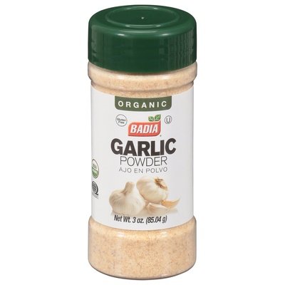 Badia Spices Garlic Powder Organic 8/3 OZ [UNFI #2473320] [ebt]
