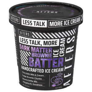 Afters Ice Cream Ice Cream Handcrafted Dark Matter Brownie Batter 8/16 FZ [UNFI #3015229] [ebt]