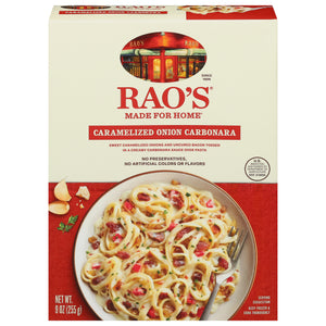 Raos Carbonara Caramelized Onion 8/9 OZ [UNFI #3123791] [ebt]